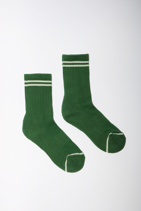 Boyfriend Socks in Moss