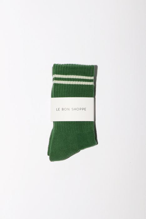 Boyfriend Socks in Moss