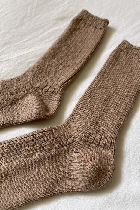 Cottage Socks in Toffee