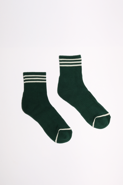 Girlfriend Socks in Hunter Green