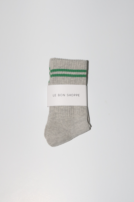 Boyfriend Socks in Light Grey