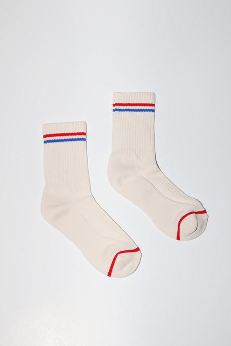 Boyfriend Socks in Milk
