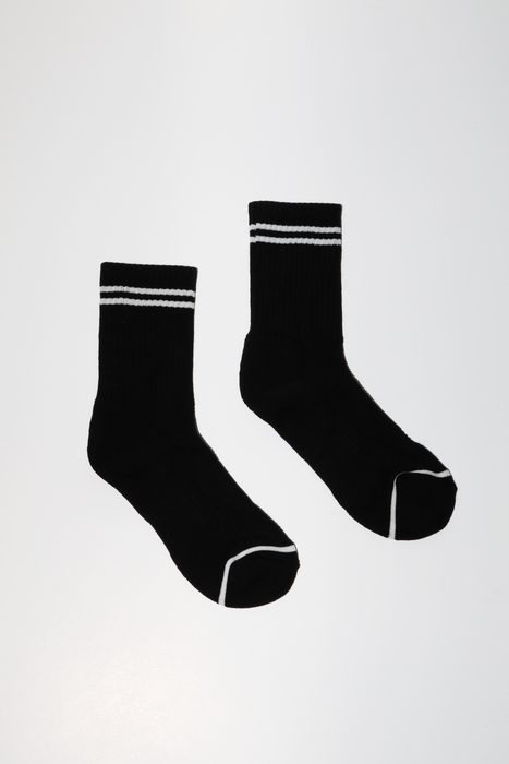 Boyfriend Socks in Noir