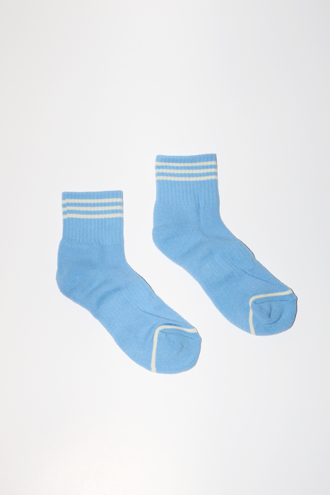 Girlfriend Socks in Parisian Blue