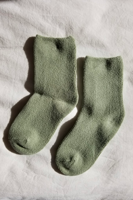 Cloud Socks in Matcha