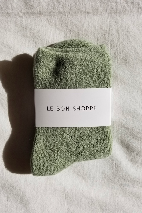 Cloud Socks in Matcha