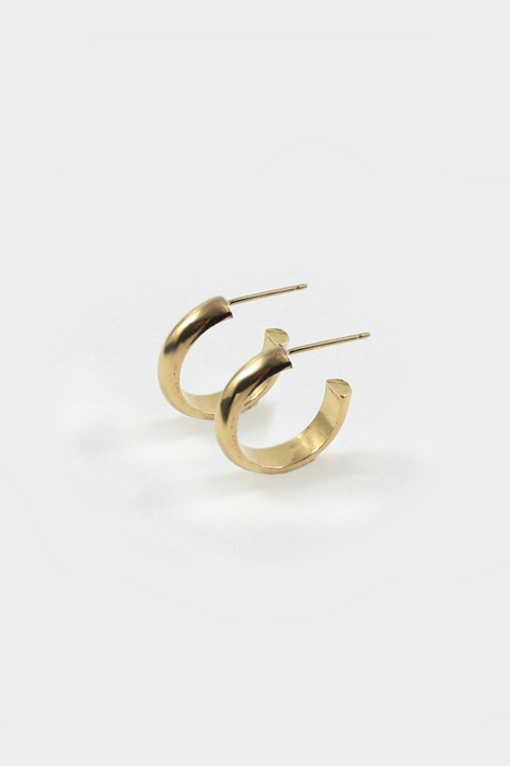 Jane Hoops in Gold