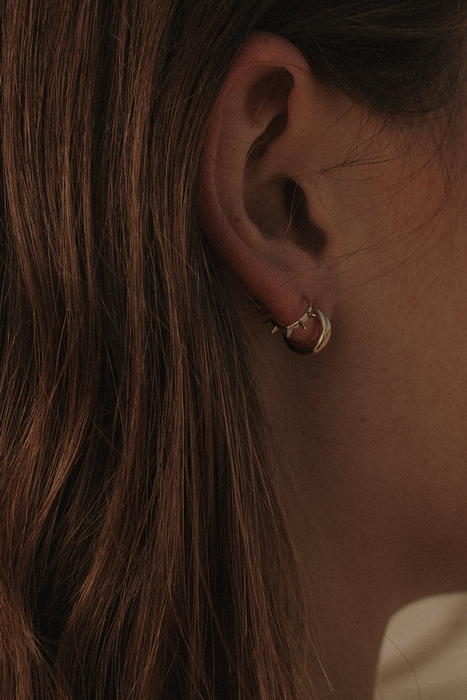 Lil Jane Hoops in Gold