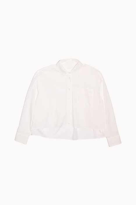 Cropped Shirt in White