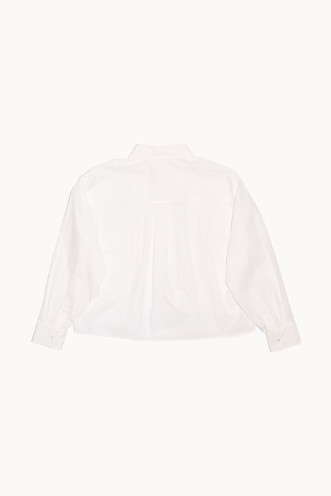 Cropped Shirt in White