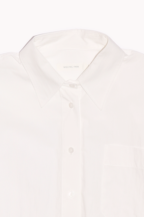 Cropped Shirt in White