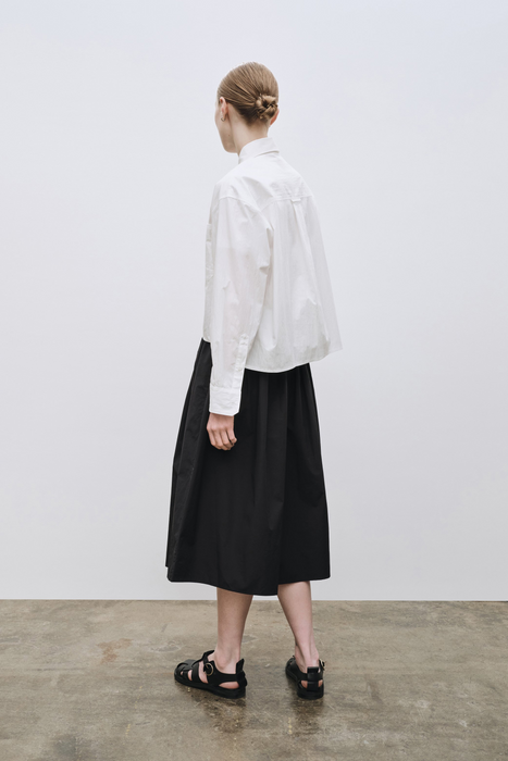Cropped Shirt in White