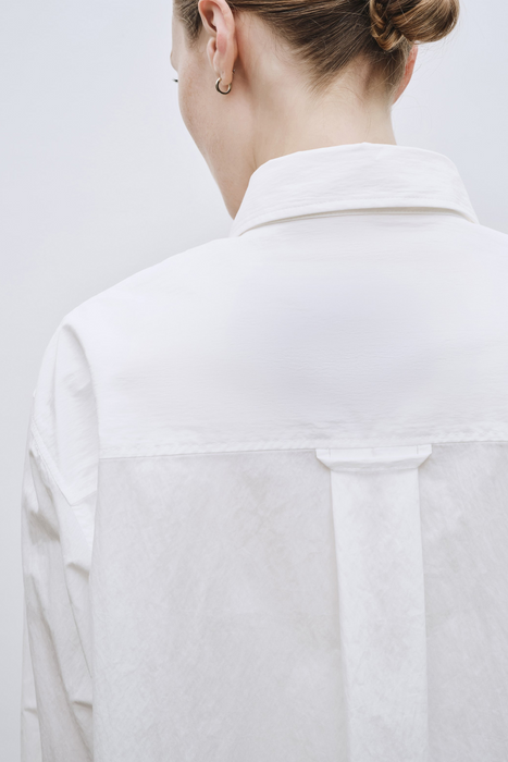 Cropped Shirt in White