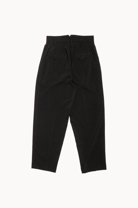 Pleated Suit Pants in Black