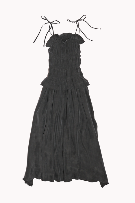 Crinkle Dress in Black