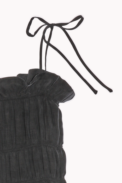 Crinkle Dress in Black