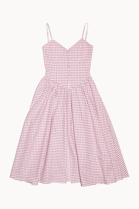 Jess Dress in Red Check
