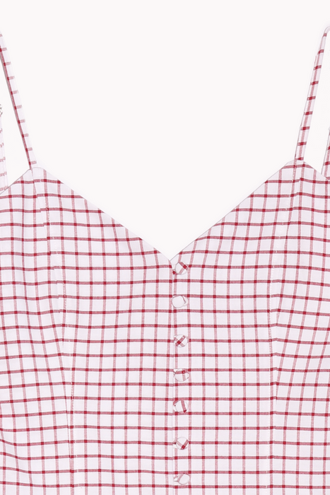 Jess Dress in Red Check