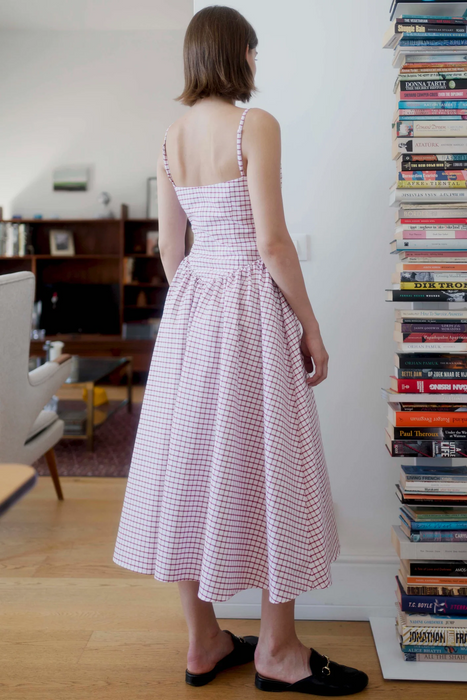 Jess Dress in Red Check