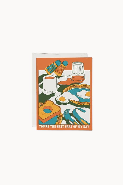 Breakfast Love Card