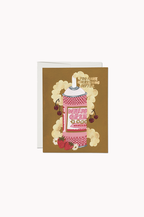 Whipped Cream Card