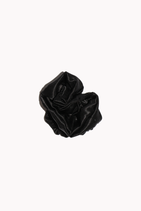 Rosette Scrunchie in Black