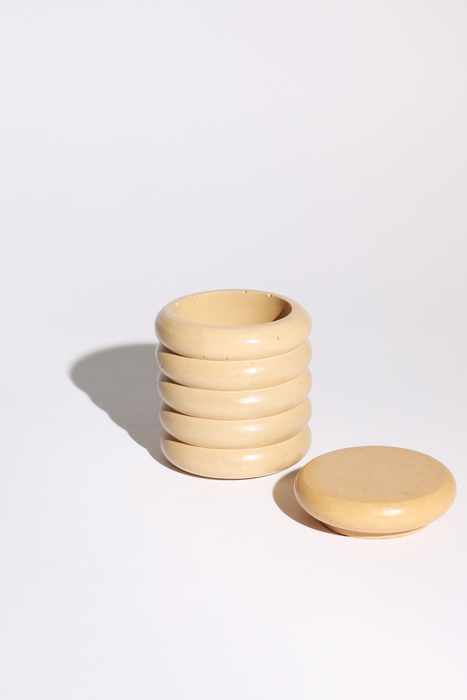 Memphis Jar in Buff