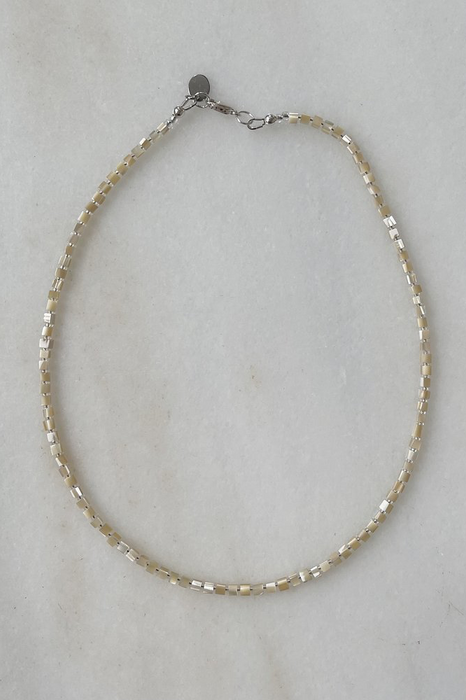 Nacre Cube Necklace