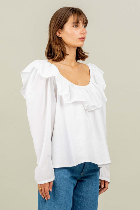 Cynthia Top in White