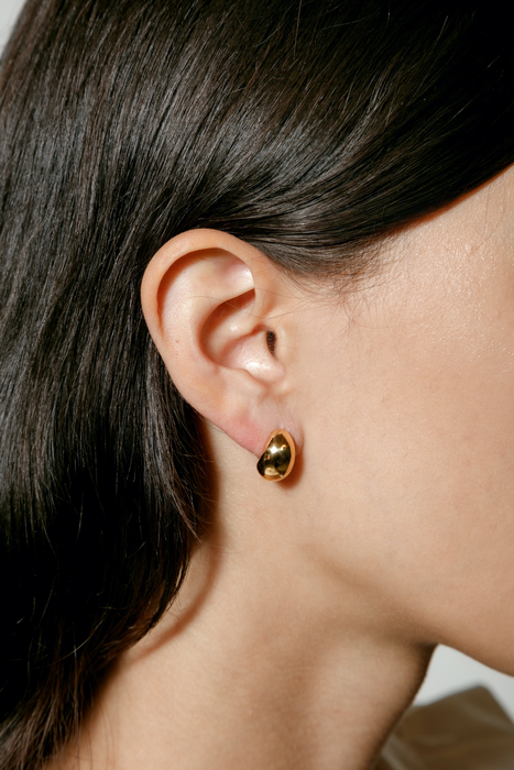 Small Remy Hoops in Gold