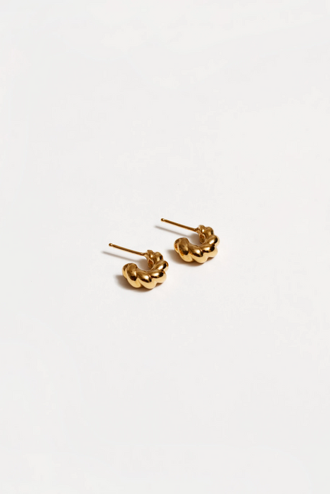 Small Sadie Hoops in Gold